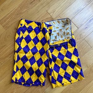 Loudmouth 35w golf short party shorts!